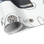 美しいとフェニックス、ファッションデザイナーメイクアップアーティスト ラッピングペーパー (ロールコーナー)