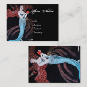 美しいとフェニックス、ファッションデザイナーメイクアップアーティスト 名刺 (正面/裏面)