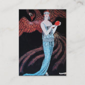 美しいとフェニックス、ファッションデザイナーメイクアップアーティスト 名刺 (裏面)