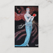 美しいとフェニックス、ファッションデザイナーメイクアップアーティスト 名刺 (裏面)