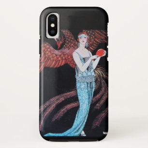 美しいとフェニックス、ファッションデザイナーメイクアップアーティスト iPhone XSケース