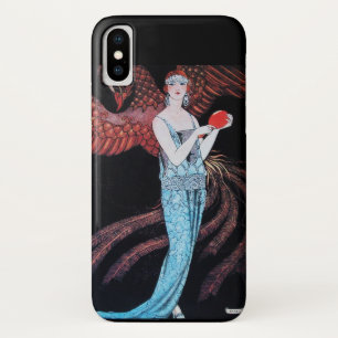 美しいとフェニックス、ファッションデザイナーメイクアップアーティスト iPhone X ケース