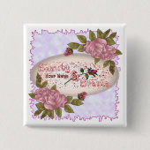 美しいとブレインズカスタム 缶バッジ (正面)