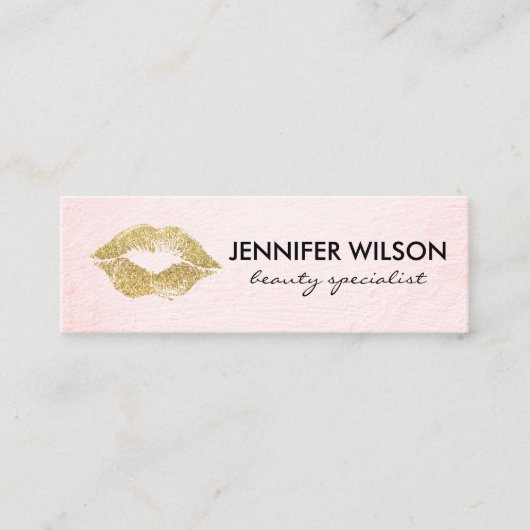 美しいとメイクアップ スキニー名刺 (正面)