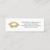 美しいとメイクアップ スキニー名刺 (裏面)