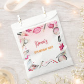 美しいとメイクスパ誕生日パーティー フェイバーバッグ (クリップ留めされた状態)