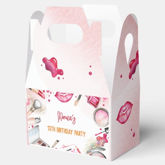 美しいとメイクスパ誕生日パーティー フェイバーボックス (オープン)