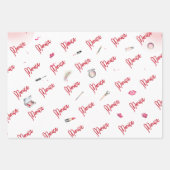 美しいとメイクスパ誕生日パーティー ラッピングペーパーシート (正面3)