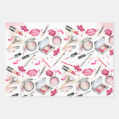 美しいとメイクスパ誕生日パーティー ラッピングペーパーシート (正面2)