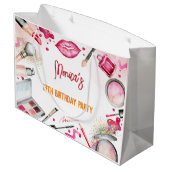 美しいとメイクスパ誕生日パーティー ラージペーパーバッグ (裏面アングル)