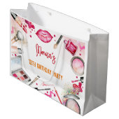 美しいとメイクスパ誕生日パーティー ラージペーパーバッグ (正面アングル)