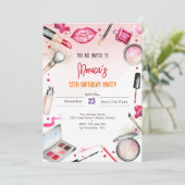 美しいとメイクスパ誕生日パーティー 招待状 (スタンド正面)