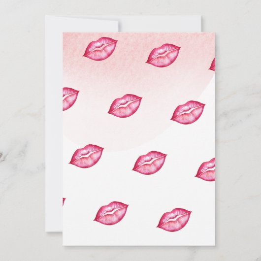 美しいとメイクスパ誕生日パーティー 招待状 (裏面)