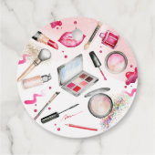 美しいとメイクスパ誕生日感謝していあなた フェイバータグ (裏面)