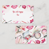 美しいとメイクスパ誕生日 エンクロージャーカード (正面/裏面)