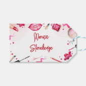 美しいとメイクスパ誕生日 ギフトタグ (正面(横))