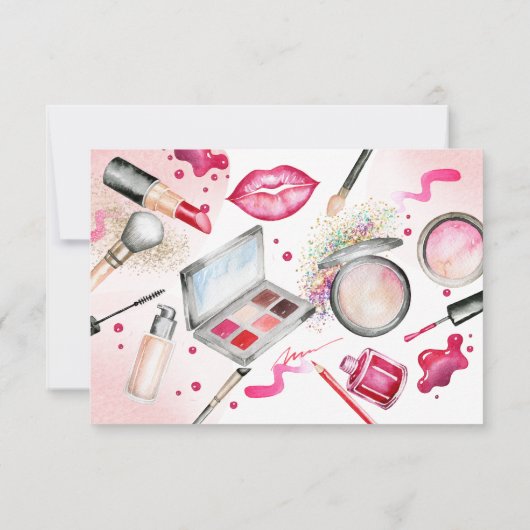 美しいとメイクスパ誕生日 サンキューカード (裏面)