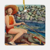 美しいとワニ獣 セラミックオーナメント (正面)