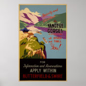 美しいと壮大さ – Yangtze gorges Poster ポスター (正面)