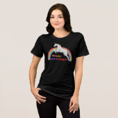 美しいと強い女性と男性クラシック2025 トライブレンドTシャツ (正面全面)