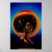 美しいと強さ：アフリカアートウーマン ポスター (正面)