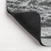 美しいと強制グレースケール マウスパッド (コーナー)