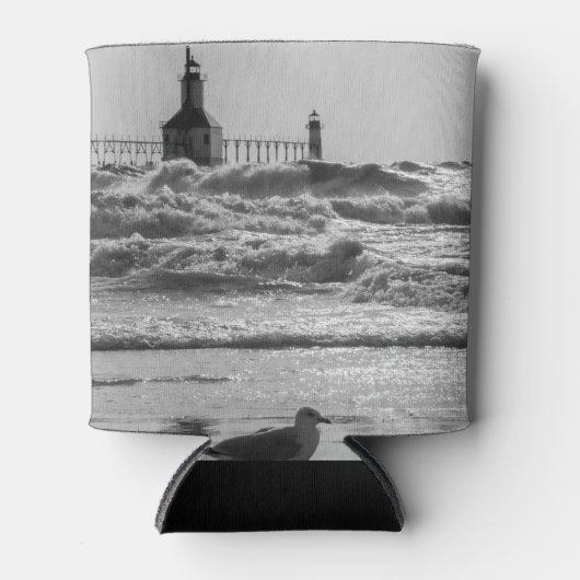 美しいと強制グレースケール 缶クーラー (正面)