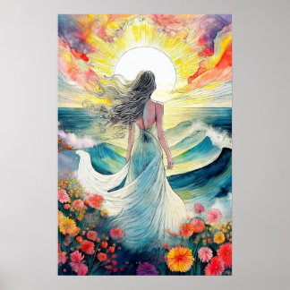 美しいと海 ポスター