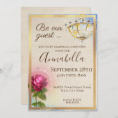 美しいと獣が幻のパーティー 招待状 (正面/裏面)