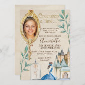 美しいと獣に魔法をかけられたおとぎ話パーティー 招待状 (正面/裏面)