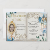 美しいと獣のおとぎ話ブックフォト 招待状 (正面)