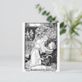 美しいと獣の写真-3 ポストカード (スタンド正面)