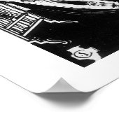 美しいと獣1874年（リトボ）（b/w写真） ポスター (角)