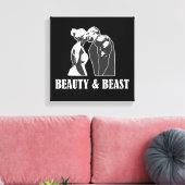 美しいと獣 キャンバスプリント (インサイチュ (リビング))