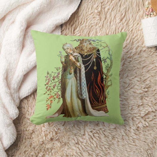 美しいと獣 クッション (ブランケット)