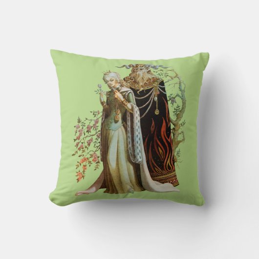 美しいと獣 クッション (正面)