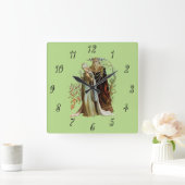 美しいと獣 スクエア壁時計 (ホーム)