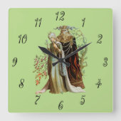 美しいと獣 スクエア壁時計 (正面)