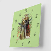 美しいと獣 スクエア壁時計 (傾斜)