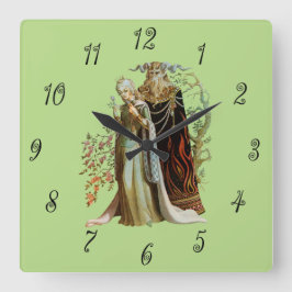 美しいと獣 スクエア壁時計