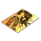 「美しいと獣」スパイラルノート ノートブック (左側)