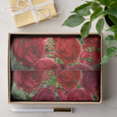 美しいと獣 – ヘビとバラの花模様 薄葉紙 (ギフト)