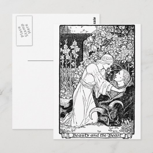 美しいと獣 ポストカード (正面/裏面)