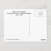 美しいと獣 ポストカード (裏面)