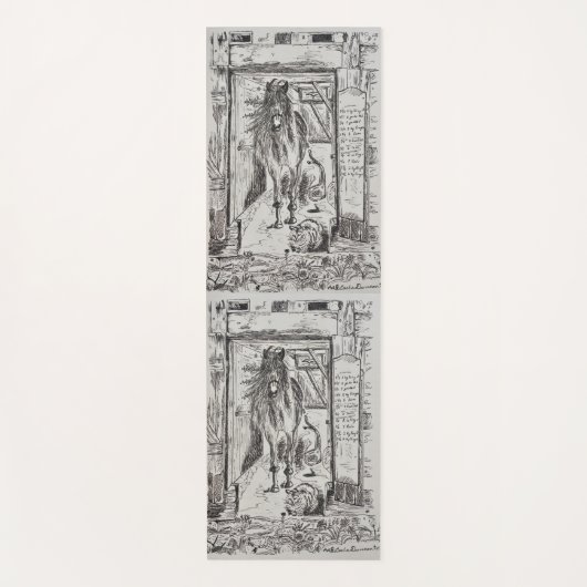 美しいと獣 – ヨガマット (正面)