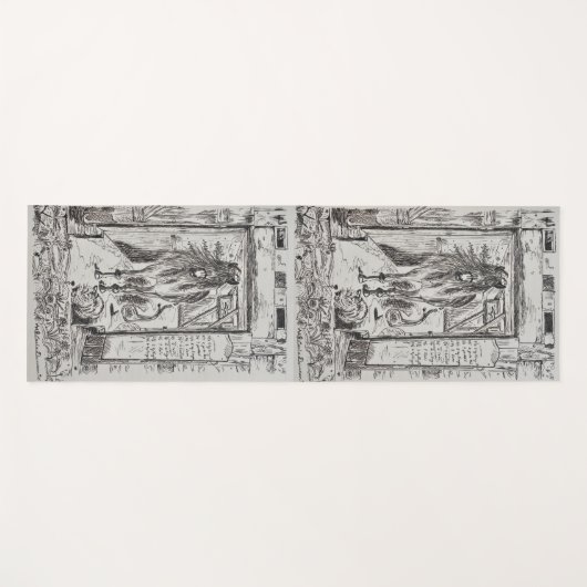 美しいと獣 – ヨガマット (正面(横))