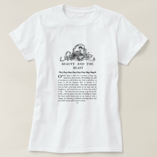 美しいと獣 Tシャツ (デザイン正面)