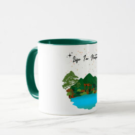 美しいと自然生活の平穏 マグカップ
