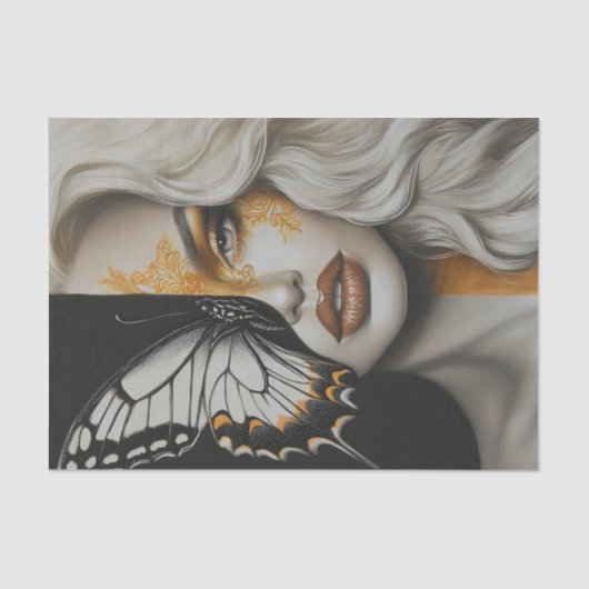 美しいと蝶ブロンド版25 薄葉紙 (正面)