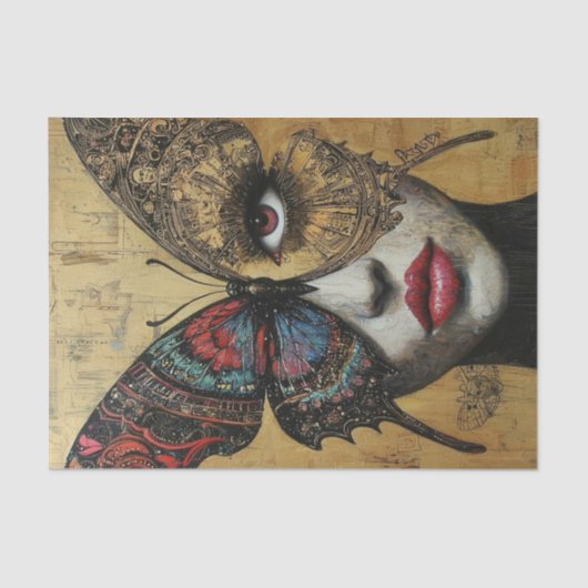 美しいと蝶10 薄葉紙 (正面)